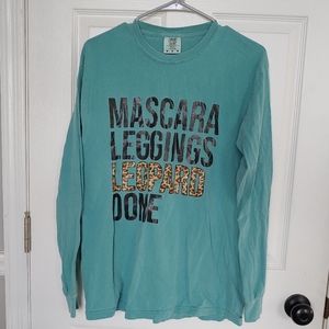 Boutique mascara leggings leopard done long sleeve